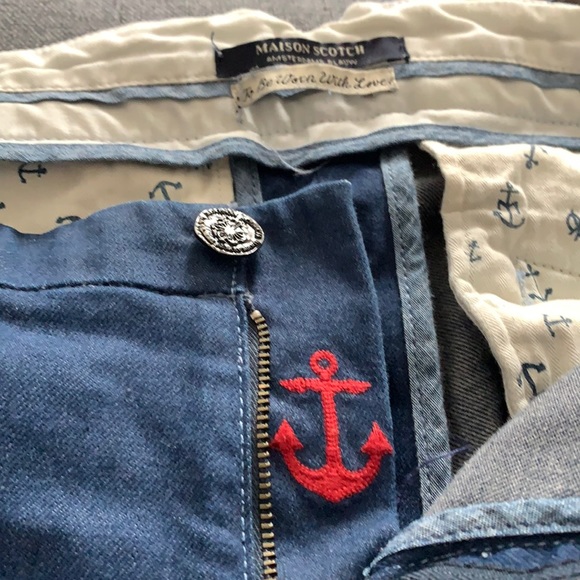 Scotch and Soda blue skinny denim - Picture 1 of 6